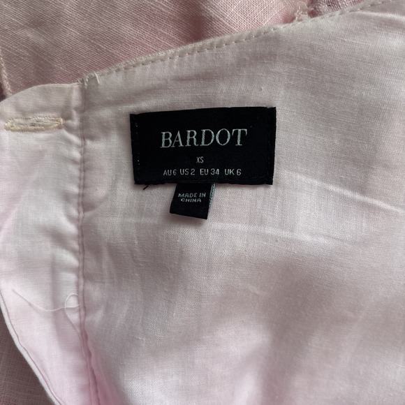 Bardot Sigma Mini Dress in SOFT PINK  Size 4 Retail NWT $179 - Picture 10 of 11